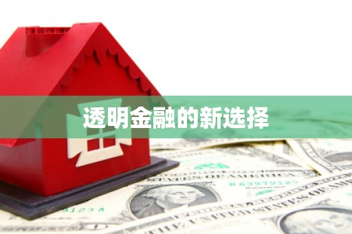 萨嘎透明金融的新选择
