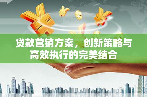 萨嘎贷款营销方案，创新策略与高效执行的完美结合