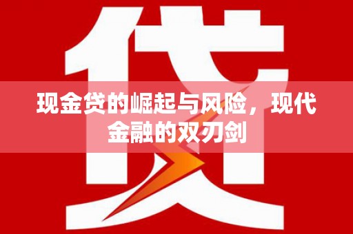 萨嘎现金贷的崛起与风险，现代金融的双刃剑