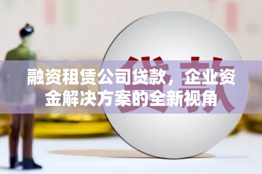 萨嘎融资租赁公司贷款，企业资金解决方案的全新视角