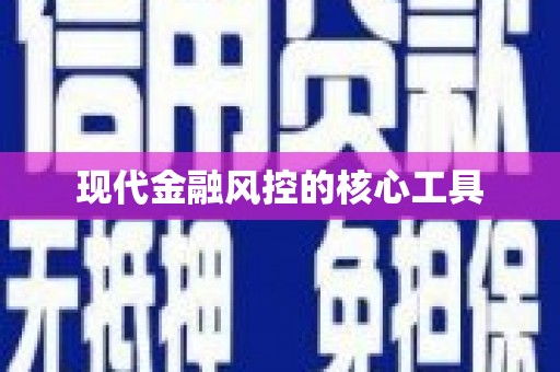 萨嘎现代金融风控的核心工具