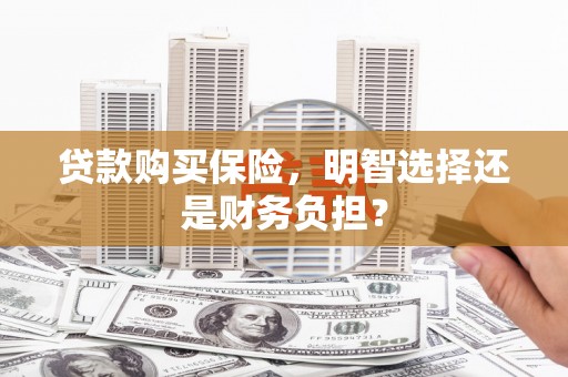 萨嘎贷款购买保险，明智选择还是财务负担？