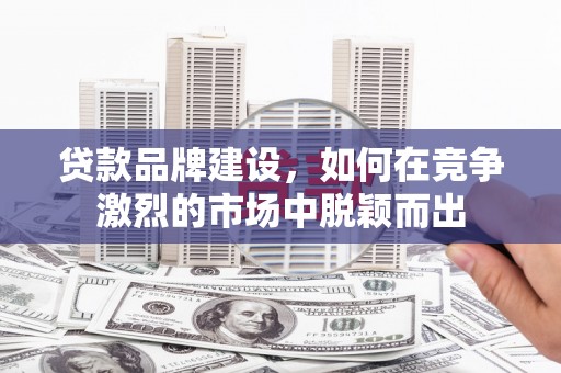 萨嘎贷款品牌建设，如何在竞争激烈的市场中脱颖而出