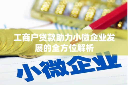 萨嘎工商户贷款助力小微企业发展的全方位解析