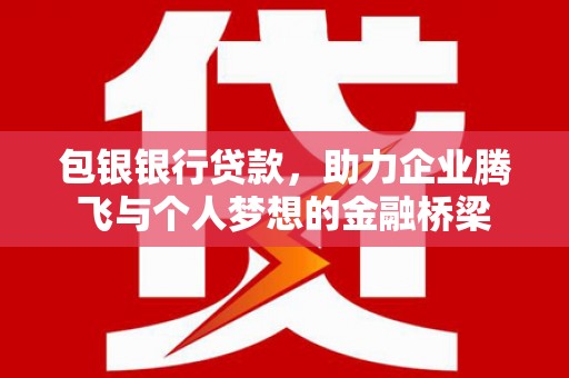 萨嘎包银银行贷款，助力企业腾飞与个人梦想的金融桥梁