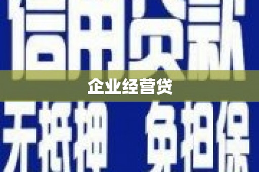 萨嘎企业经营贷