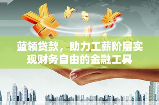 萨嘎蓝领贷款，助力工薪阶层实现财务自由的金融工具