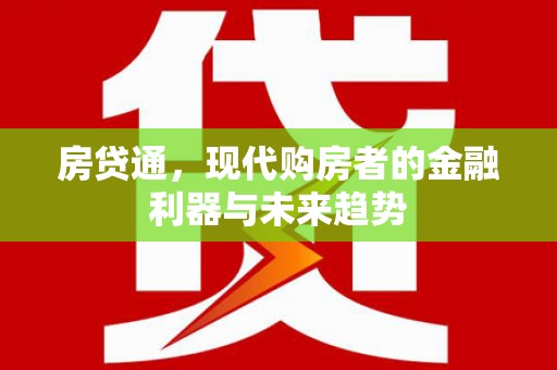 萨嘎房贷通，现代购房者的金融利器与未来趋势