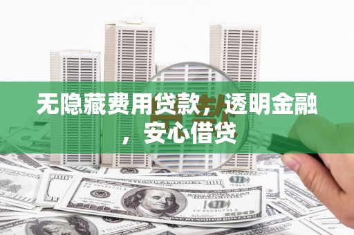 萨嘎无隐藏费用贷款，透明金融，安心借贷