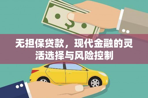 萨嘎无担保贷款，现代金融的灵活选择与风险控制