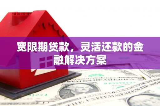 萨嘎宽限期贷款，灵活还款的金融解决方案