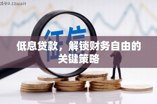 萨嘎低息贷款，解锁财务自由的关键策略