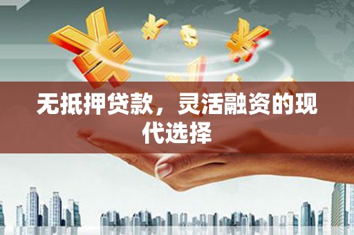 萨嘎无抵押贷款，灵活融资的现代选择