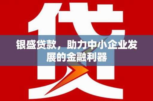 萨嘎银盛贷款，助力中小企业发展的金融利器
