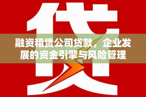 萨嘎融资租赁公司贷款，企业发展的资金引擎与风险管理