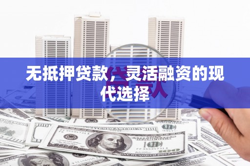 萨嘎无抵押贷款，灵活融资的现代选择