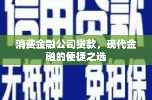 萨嘎消费金融公司贷款，现代金融的便捷之选