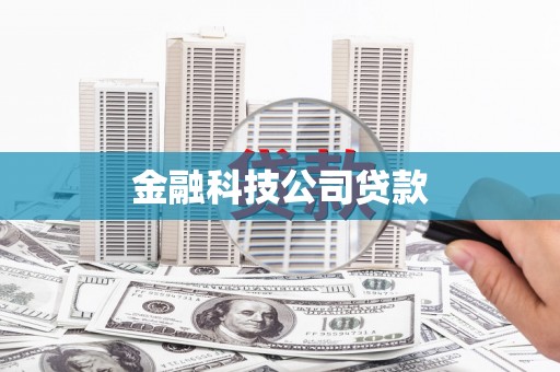 萨嘎金融科技公司贷款