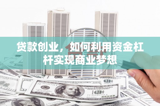 萨嘎贷款创业，如何利用资金杠杆实现商业梦想