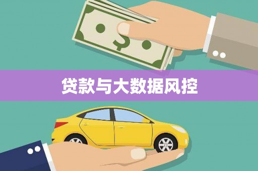萨嘎贷款与大数据风控